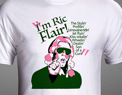 Ric Flair T-shirt Mock Up