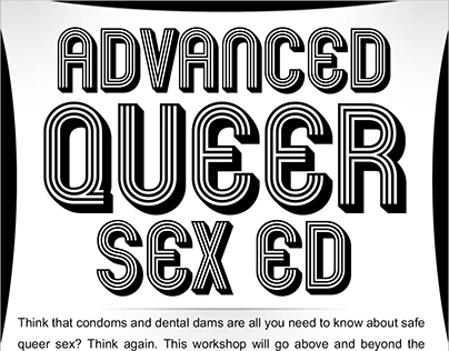 Queer Sex Ed Flyer