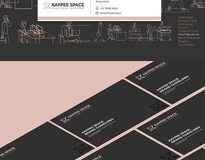 Brand Design for Kaypee Space - Managed Working Spaces