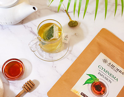 Arumba Ayurveda | Herbal Tea Styling & Photography