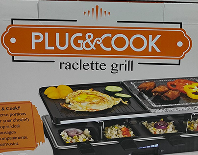 Plug & Cook Raclette Grill