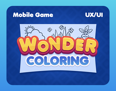 Wonder Coloring – Game UX/UI
