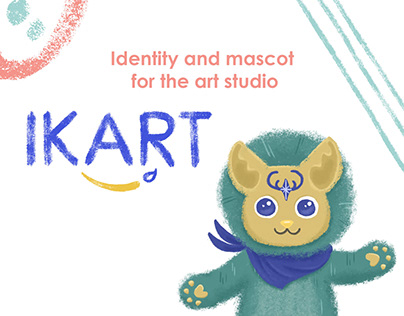 Identity and mascot for the art studio