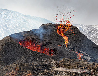 Volcanic eruption in Iceland pt. II