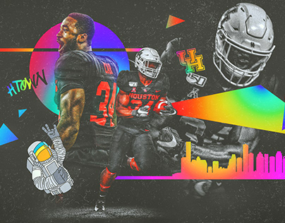 Houston Football Color Rush: by Brett Gemas