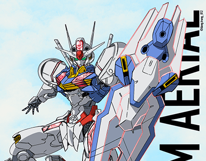 Gundam Aerial Poster