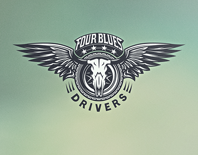 Four Blues Drivers - Logo Design
