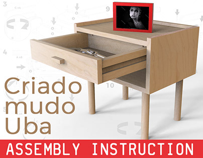 Assembly instruction- Criado mudo Uba
