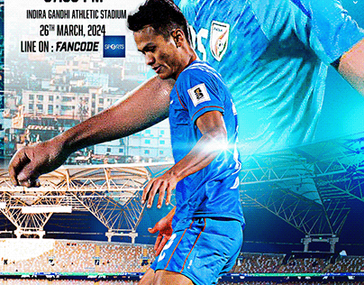 India Vs Afghanistan, Fifa Qualifiers Matchday Posters