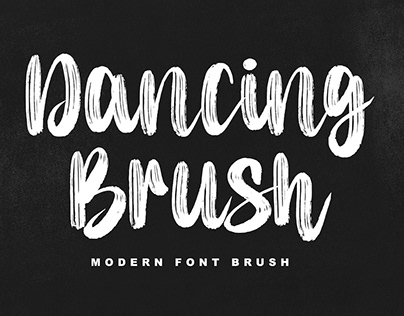 Dancing Brush Handwritten Font