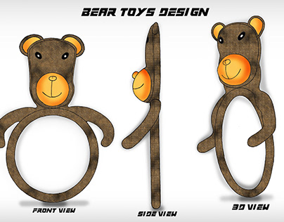 Bear toys design sketch