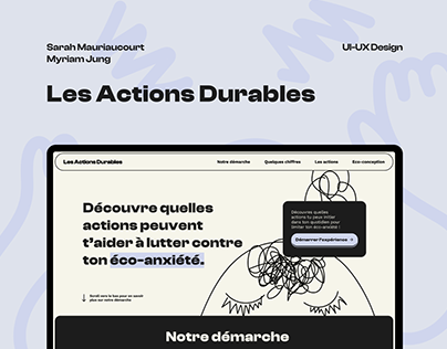 Project thumbnail - Les actions durables - Site web