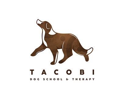 Logo for dog school and therapy