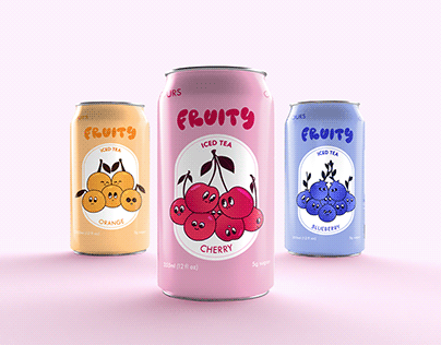 Fruity Iced Tea | Packaging Design
