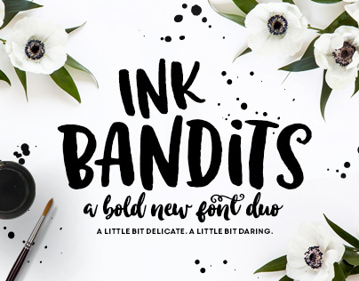Ink Bandits Font Duo