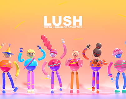 LUSH Character Branding