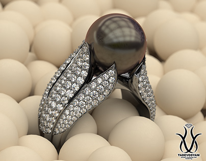 Pearl ring modeling and rendering.