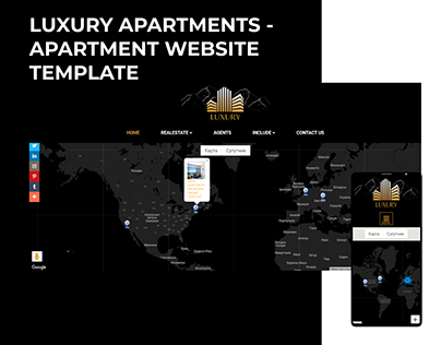 Luxury Apartments - Apartment Website Template