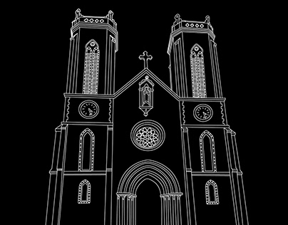 Saint-Joseph Cathedral Illustration