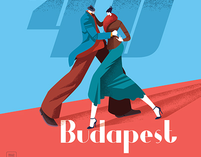 1940 Budapest poster