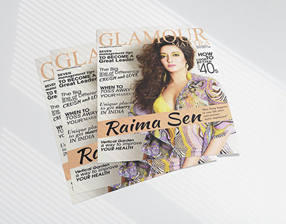Glamour Mantra Magazine Cover Design