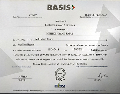 Customer Support & Service Certificate