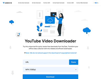 YouTube video downloader website
