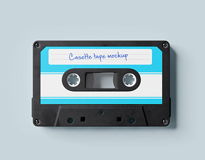 Audio Casette Tape Mockup