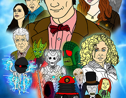 Doctor Who Art I did during Lockdown 2020