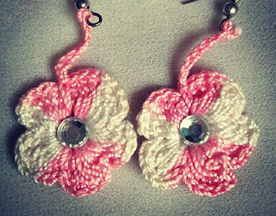 handmade crochet earings