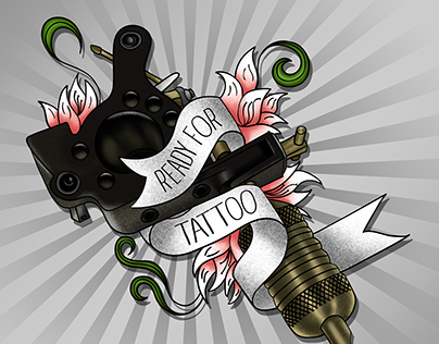 Tattoo Machine by Tene - Ready for tattoo