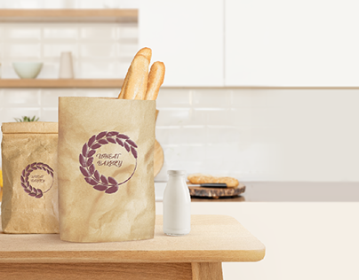 Wheat bakery logo