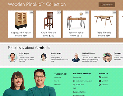 Furniture Catalog Concept
