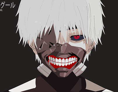 Ken Kaneki Vector Art