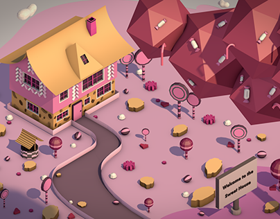 Sweet House Lowpoly