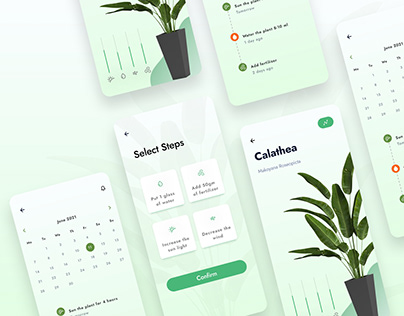 Plant Care App UI Design With IoT