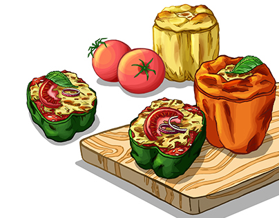 Stuffed Peppers Illustrated Recipe