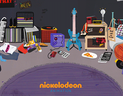 Background art for Nickelodeon short ‘Jan & Bobbie’