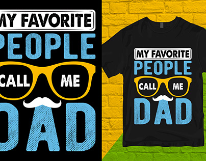 dad & fathers day typography Tshirt design bundle