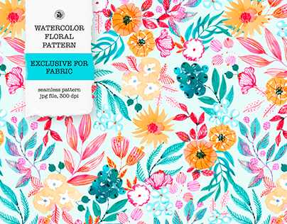 Watercolor Floral Pattern