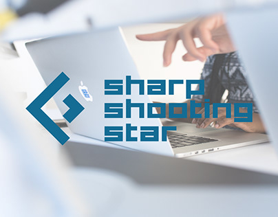 Sharp Shooting Star | logo fot IT company