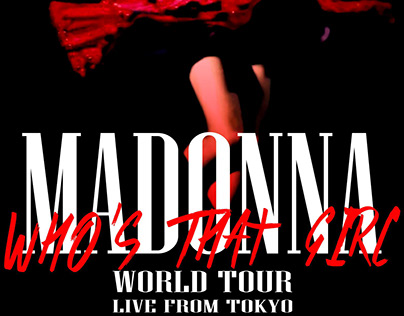 Madonna Who's That Girl Tour DVD+CD Digipack Project