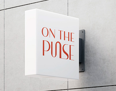 ON THE PULSE- LOGO AND BRAND IDENTITY