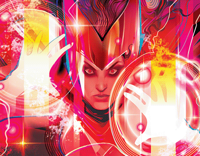 OFFICIAL SCARLET WITCH- VECTOR- Timed Edition Print