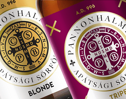 Pannonhalma Abbey Beer Label Design ≠3