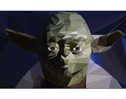 MAY THE FORCE BE WITH YOU! (Yoda Low Poly Artboard)