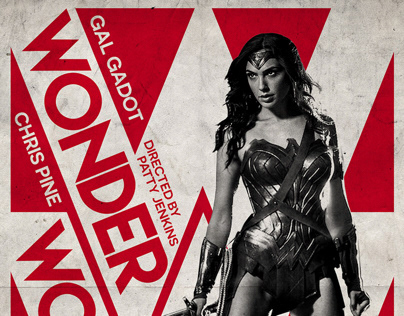 Fan-Made Wonder Woman Retro Film Poster