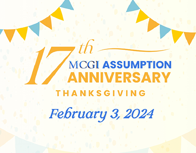 MCGI Assumption: 17th Anniversary Poster