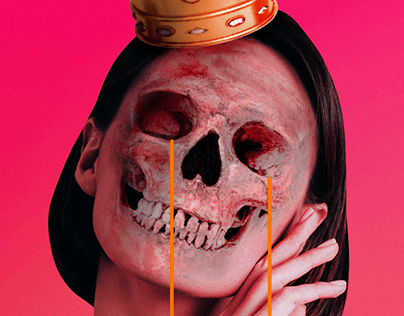 Digital Artwork | Skull Woman N14