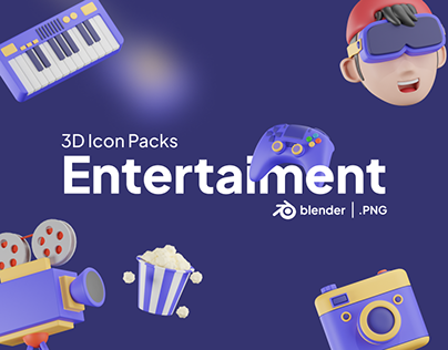 3D Entertaiment Icon Packs